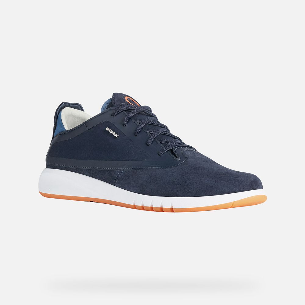 Geox Sneakers Navy Aerantis - Geox Mens Shoes - WAJQGV206